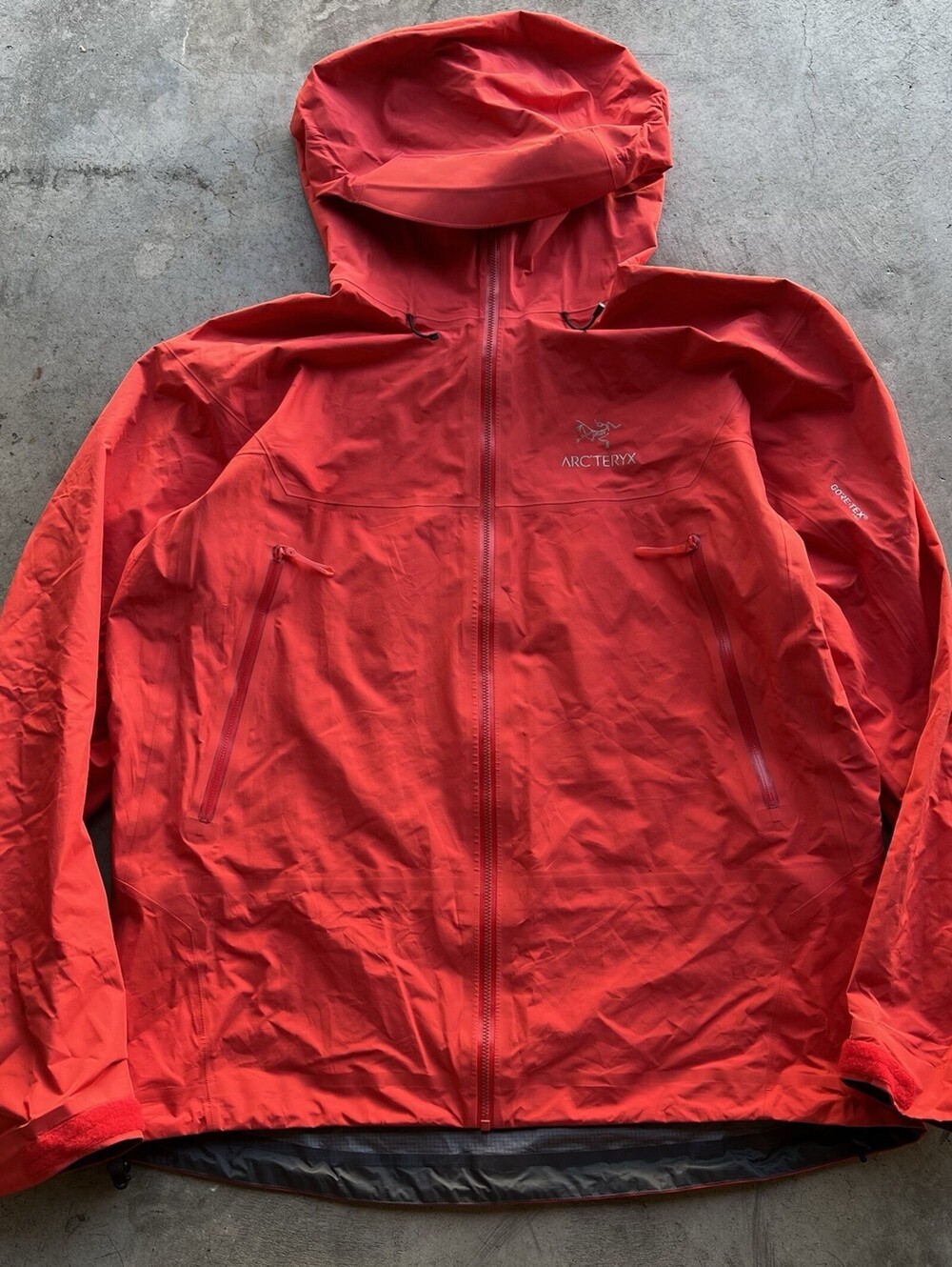 Arc’teryx Beta LT Jacket Red Goretex Pro Men’s Size XL Gorp Rain Shell Snow